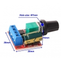 ปรับความเร็วมอเตอร์ DC motor PWM governor 3V 6 12 24 35V